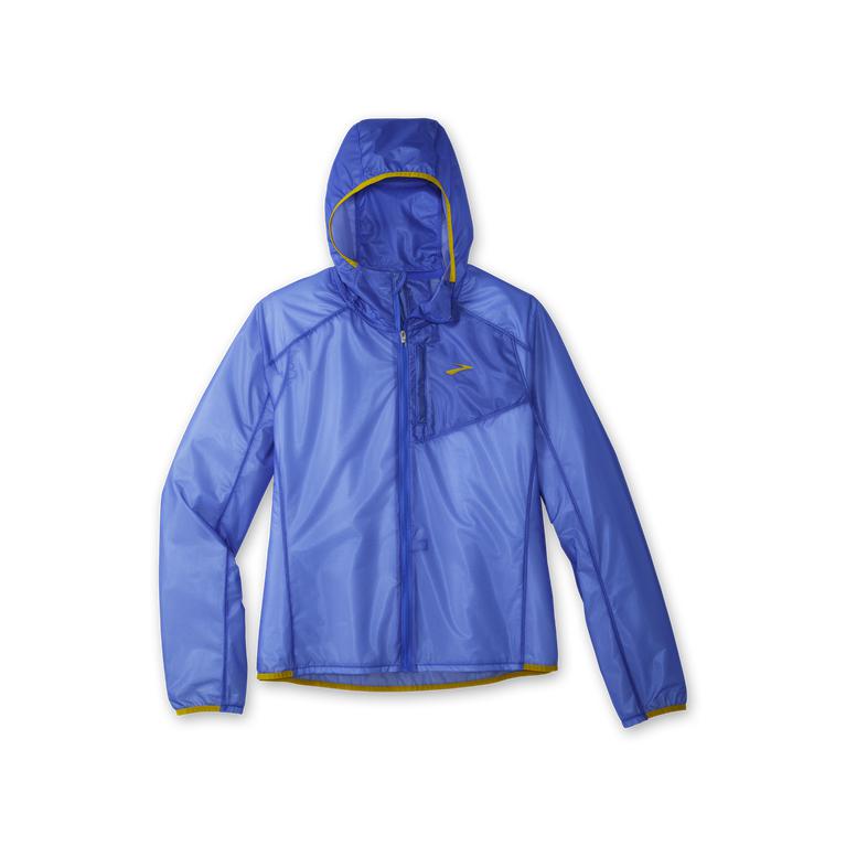 Brooks All Altitude Weatherproof Women's Running Jackets - Bluetiful/Golden Hour (25897-HSXP)